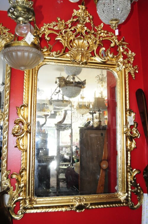 Espejo francés dorado  | 1