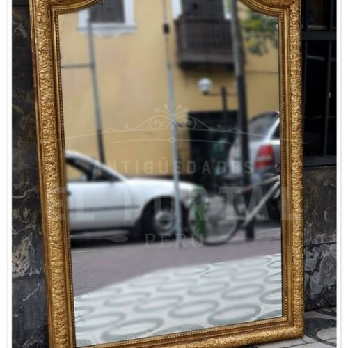 Espejo con marco francés dorado estilo Luis Felipe | 6