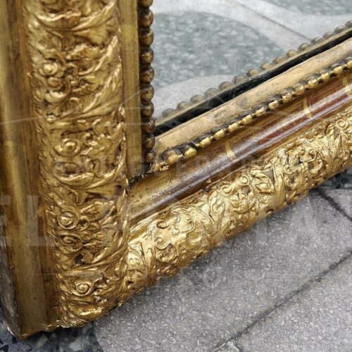 Espejo con marco francés dorado estilo Luis Felipe | 4