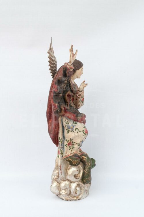 Virgen Inmaculada Apocalíptica en madera tallada | 4
