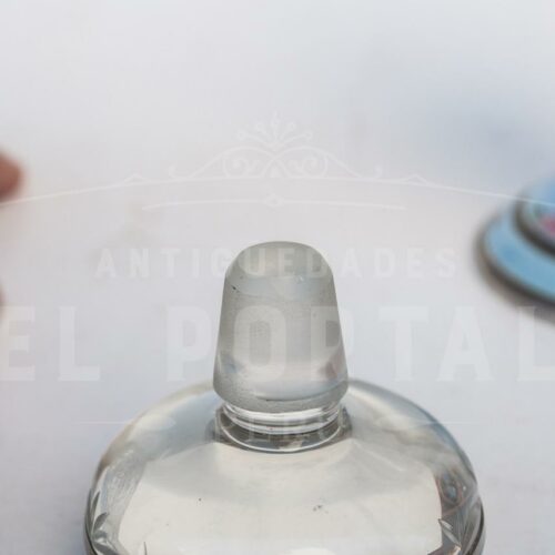 Guilloche perfumero de cristal con Plata Esmaltada | 1