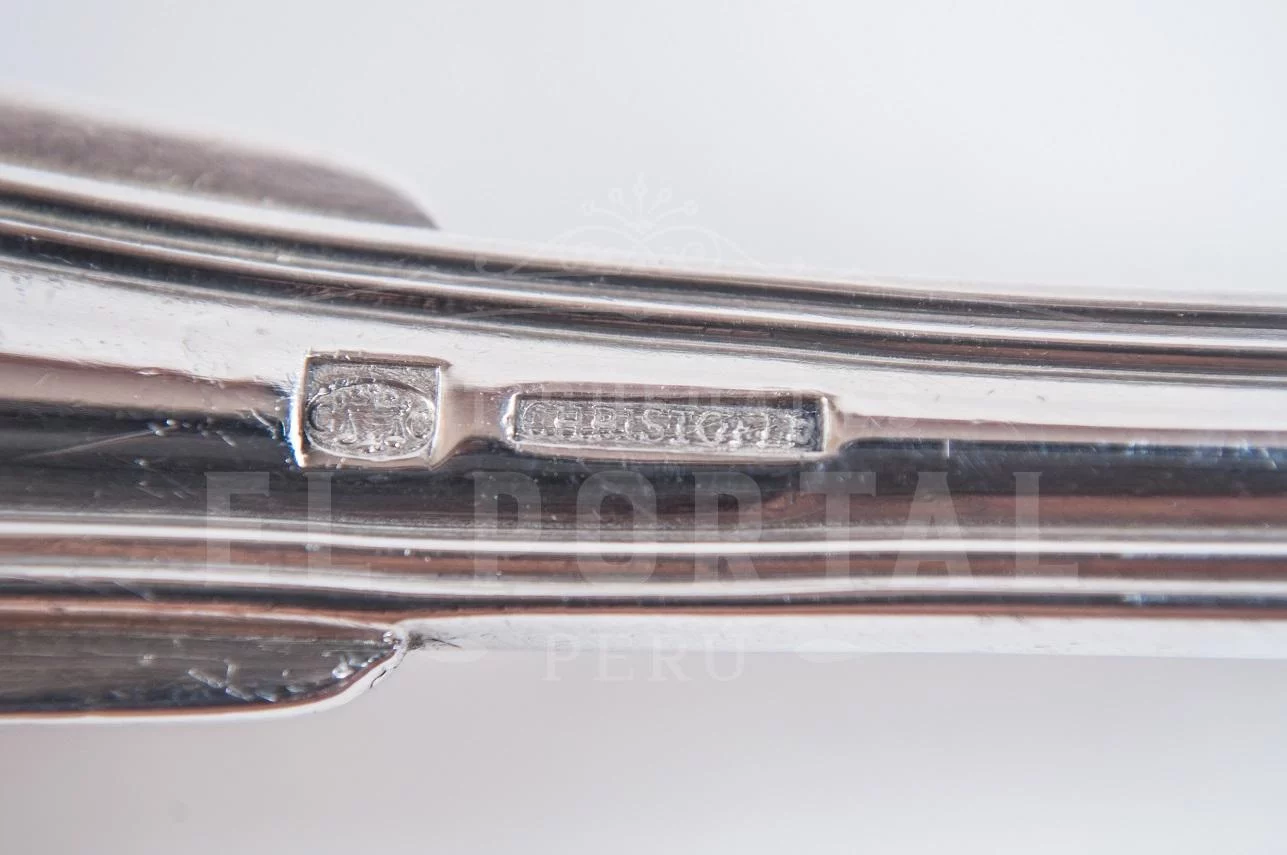 Cucharón de plaque francés Christofle - Image 2