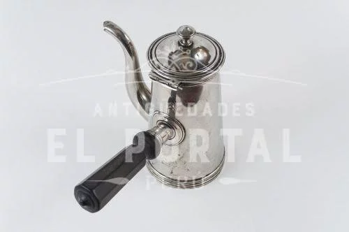 Chocolatera de plaqué francés marca A Frenais - Image 4