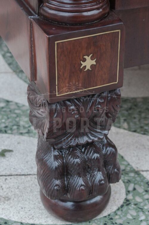 Cómoda criolla marquetería en bronce | Antigüedades El Portal