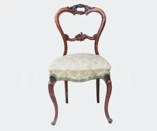 silla victoriana de palisandro