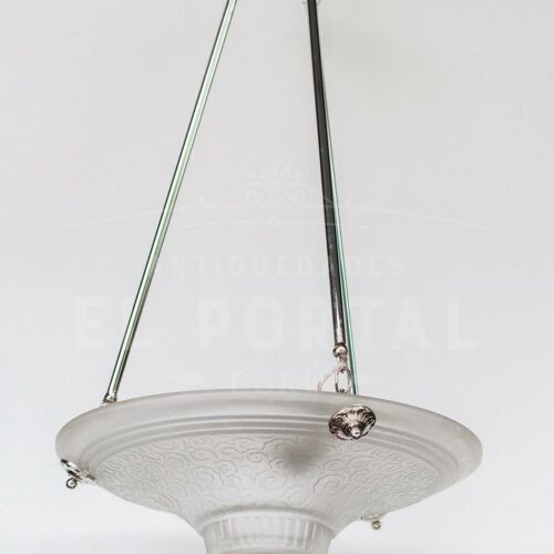 Lámpara Art Deco MULLER FRÉRES LUNEVILLE | 1