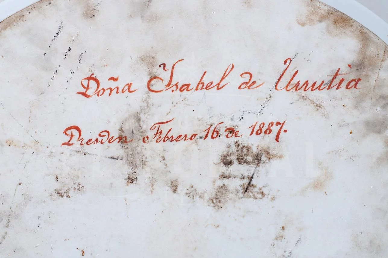 Azafate ovalado de porcelana de Dresden - Image 7