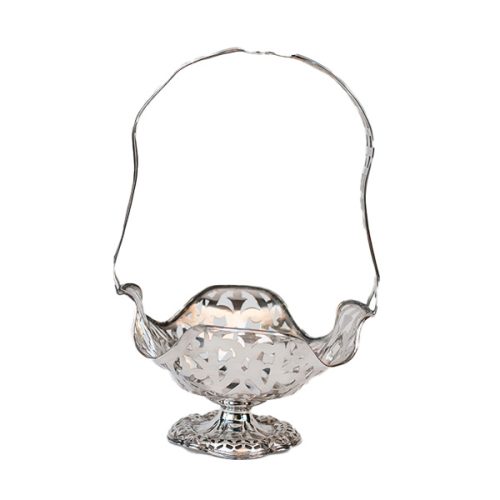 Canasta calada de plaqué