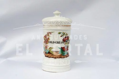 Conservera de farmacia de  porcelana francesa Mehun
