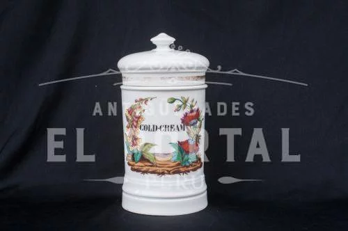 Conservera de farmacia de  porcelana francesa Mehun - Image 6