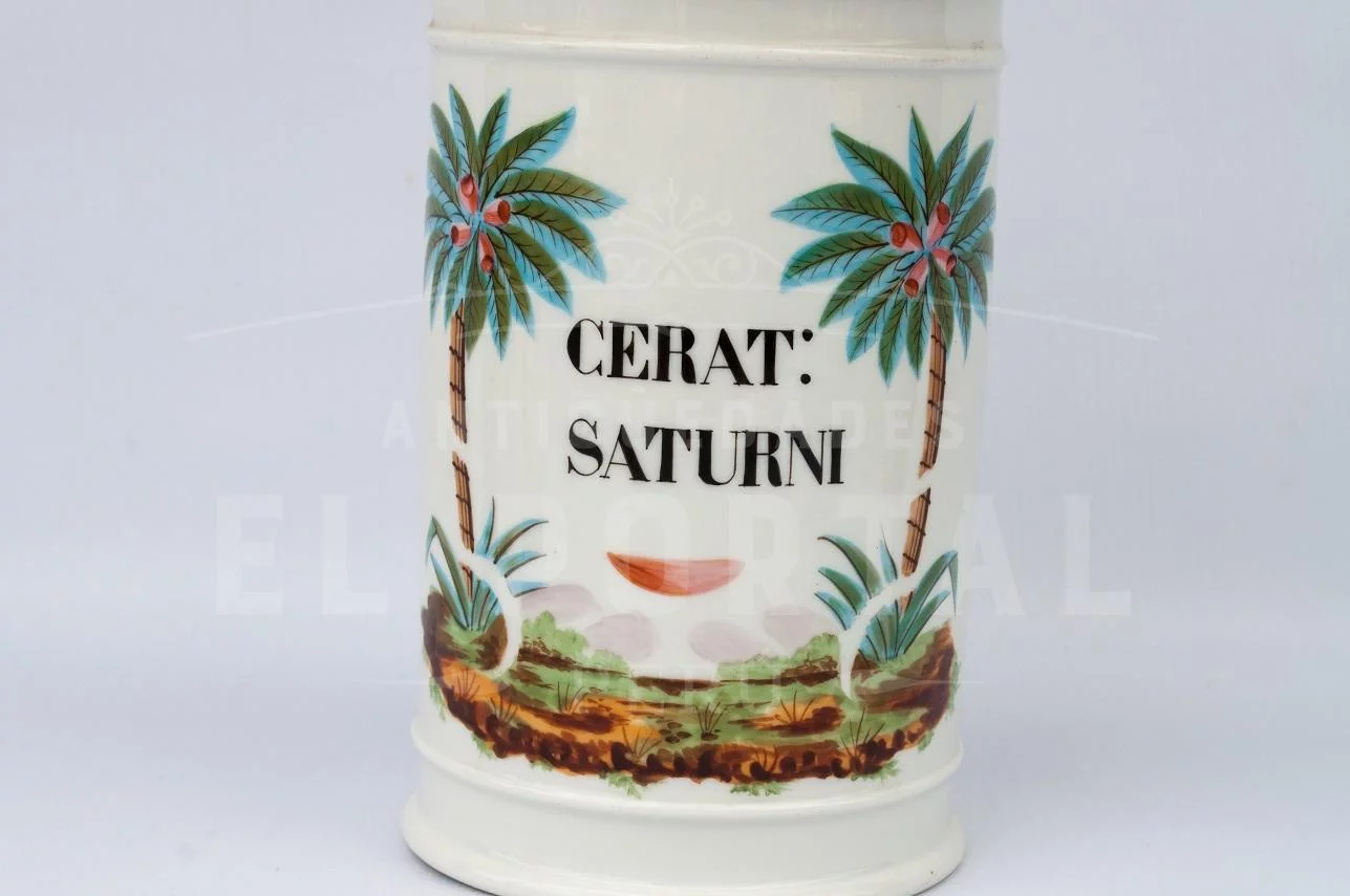 Botámen Conservera de botica de porcelana francesa - Image 3