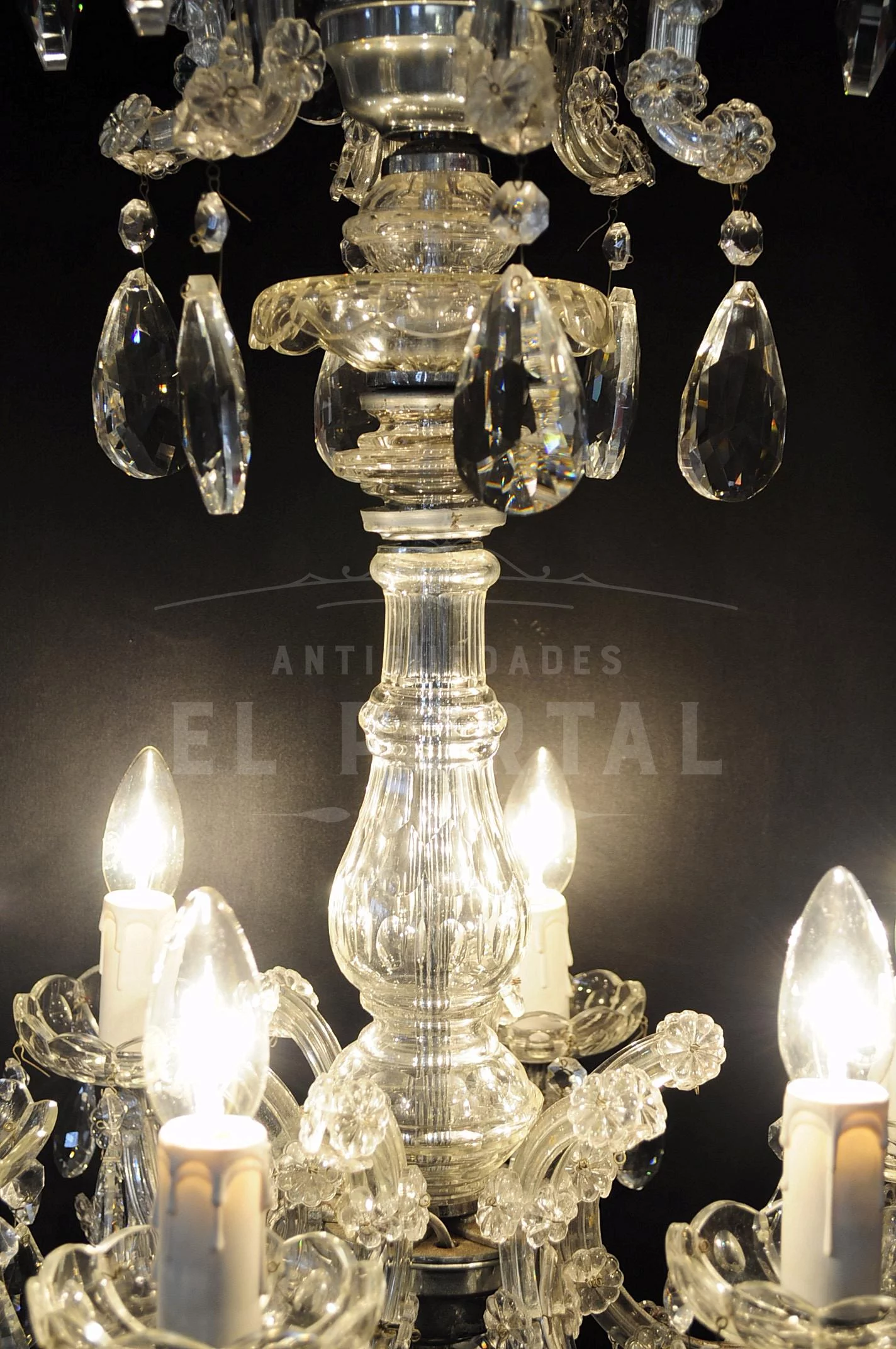 Lámpara de cristal 6 luces - Image 3