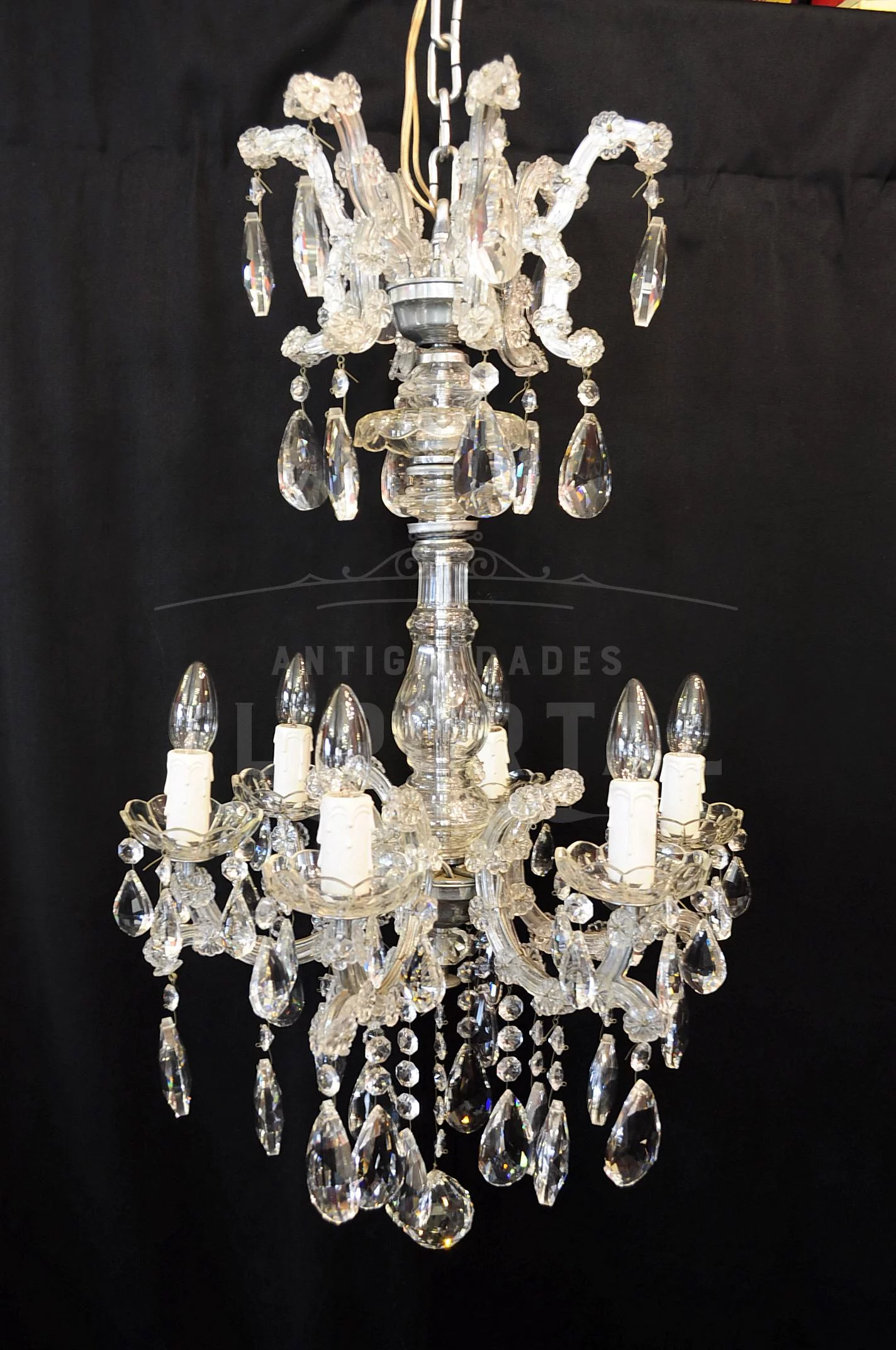 Lámpara de cristal 6 luces - Image 2