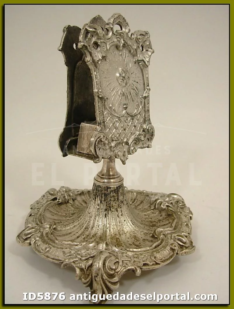 Porta Fosforera de plaqué WMF