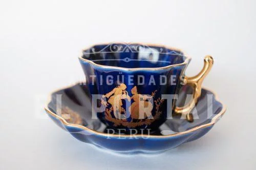Limoges taza de porcelana miniatura | 1