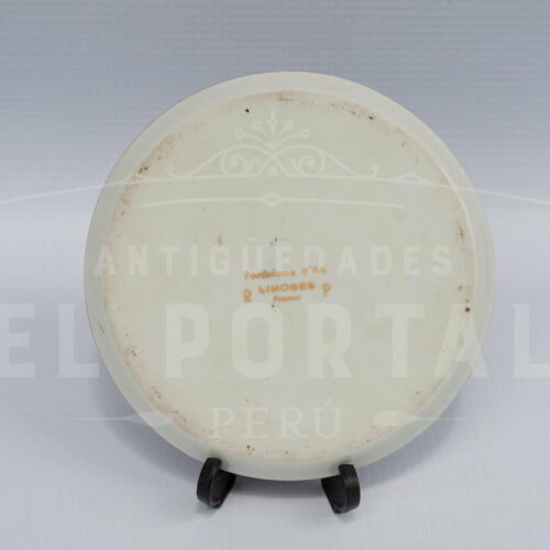 Limoges porcelana plato decorativo miniatura | 2