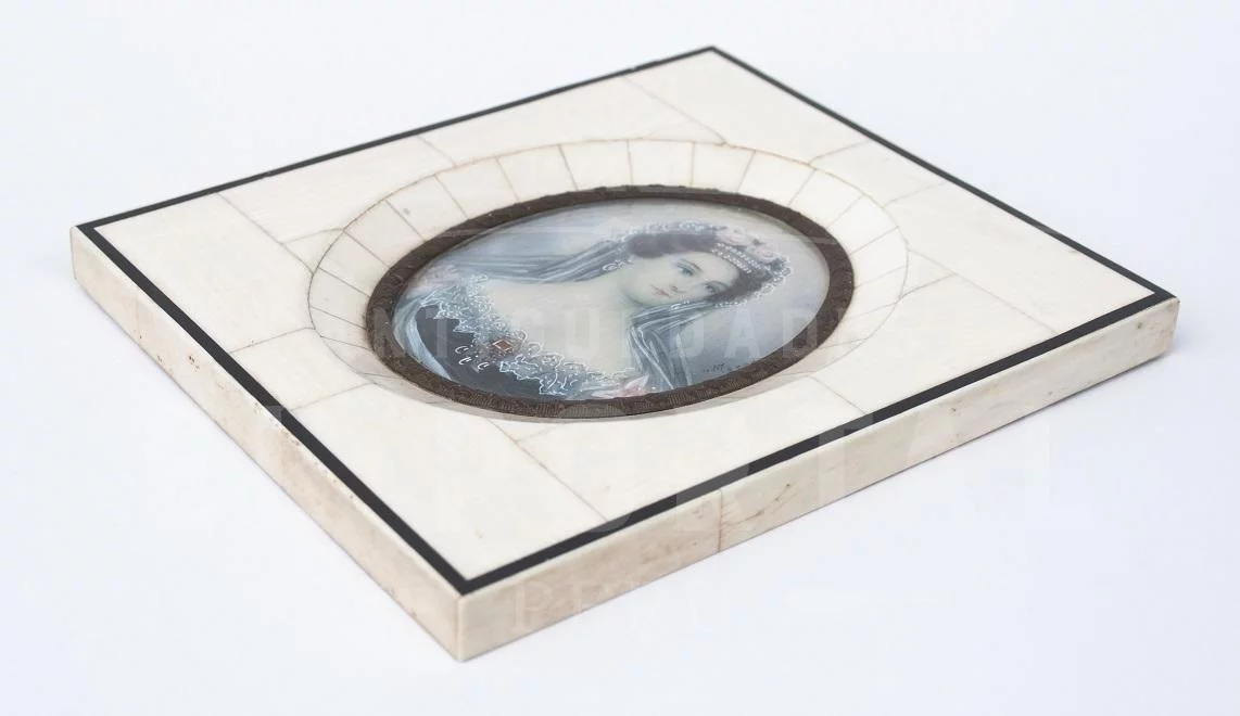 Porta Retrato pintado sobre marfíl - Image 4