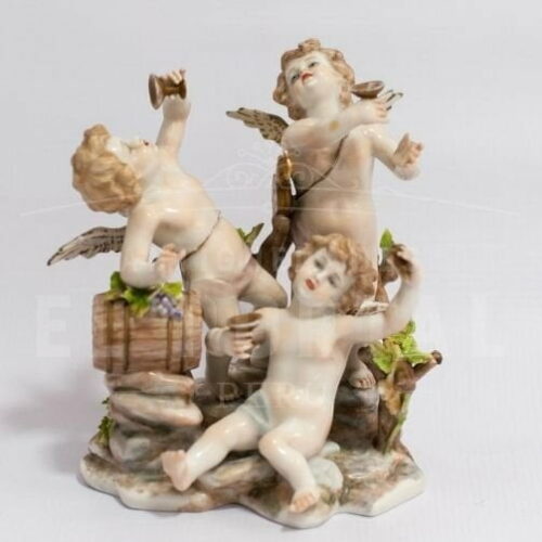 Capodimonte porcelana figura de angelitos | 1