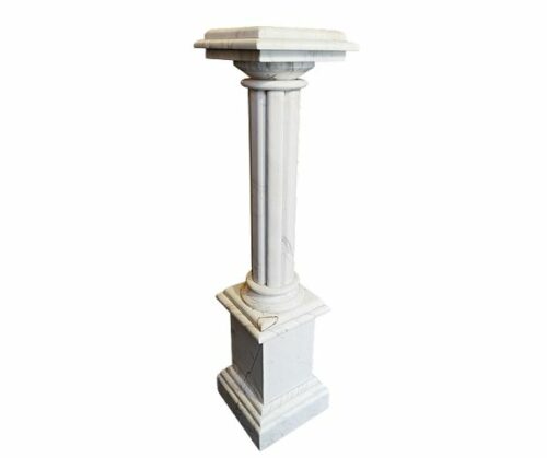 Pedestal de mármol Carrara | 1