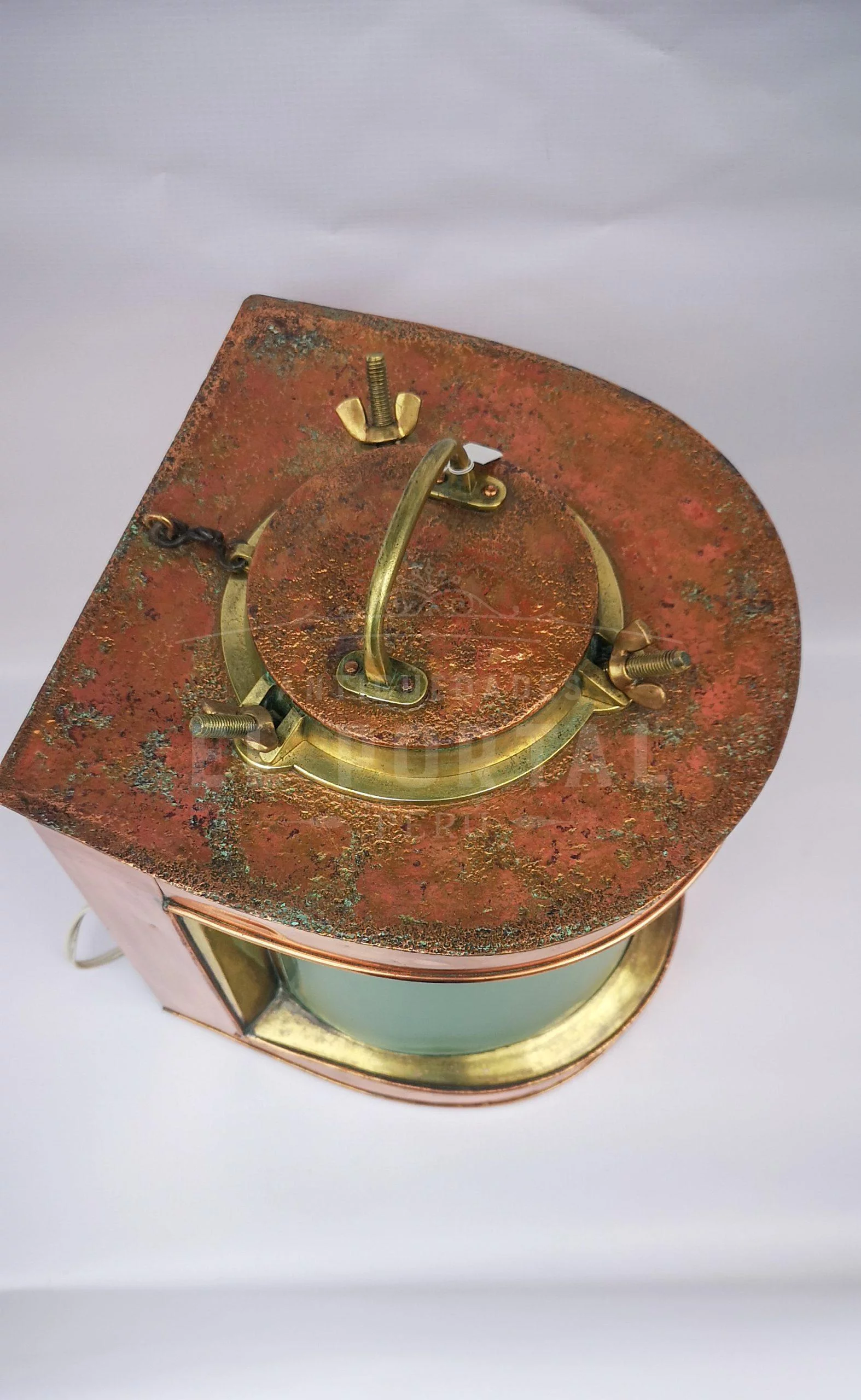 Farol de barco de cobre y bronce - Image 4