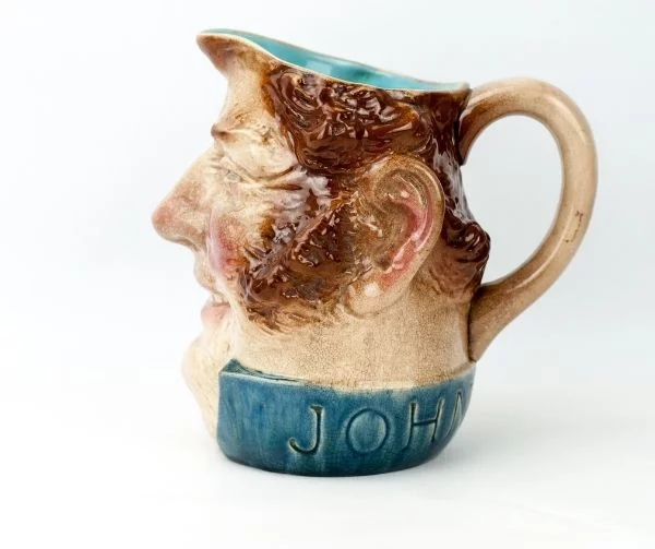 Jarra de loza francesa Sarreguemines - Image 6