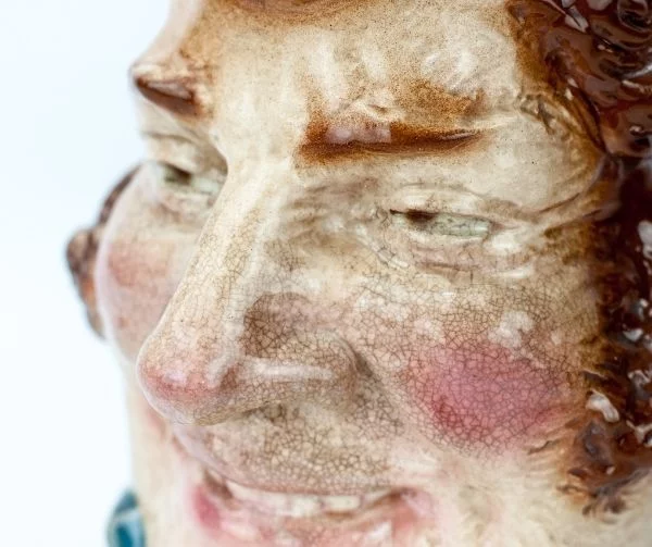 Jarra de loza francesa Sarreguemines - Image 2