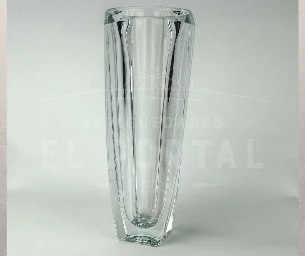 florero de cristal Bohemia