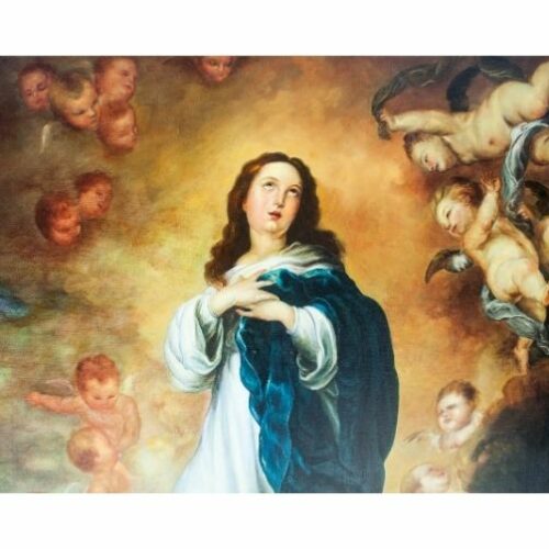 Virgen Inmaculada Concepción pintura al oleo | 2