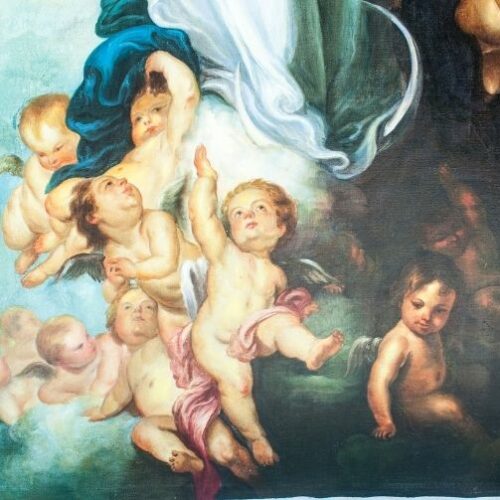 Virgen Inmaculada Concepción pintura al oleo | 3