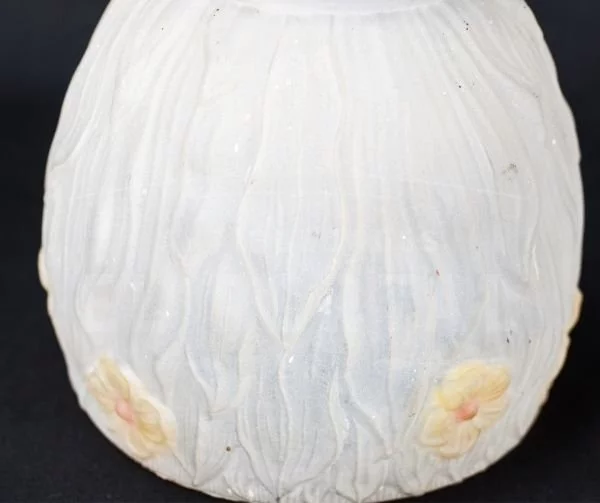 Pantalla de cristal de lámpara Art Nouveau - Image 4