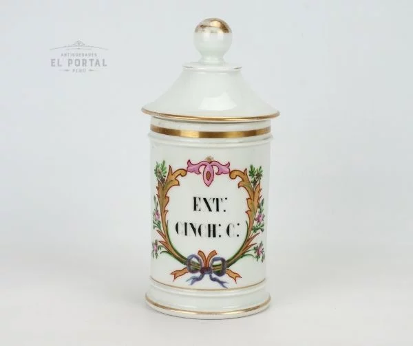 Conservera de farmacia de porcelana EXT CINCHC