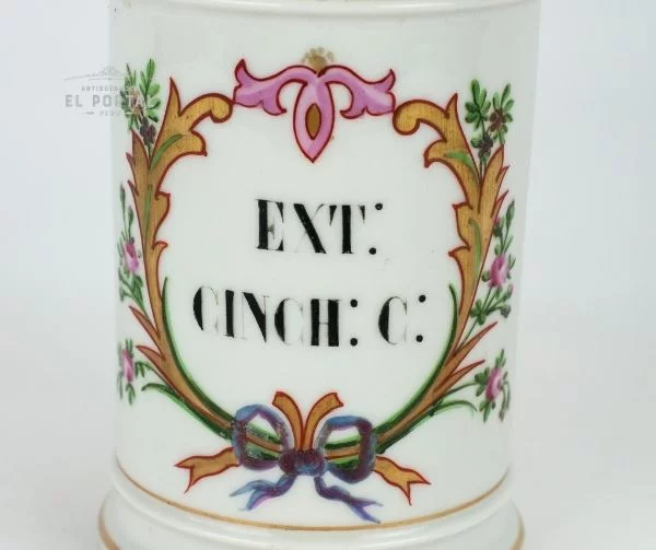 Conservera de Botica de porcelana "EXT CINCH:C: - Image 4
