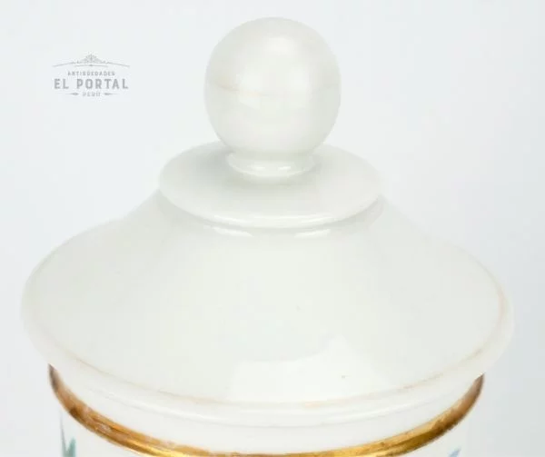 Conservera de botica de porcelana "POM:PICE NAUT" - Image 3