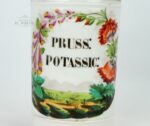 Conservera de farmacia de porcelana PRUSS POTASSIC