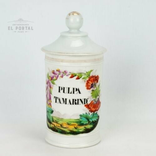 Conservera de farmacia de porcelana PULPA DE TAMARIND
