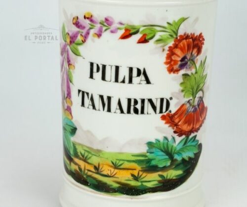 Conservera de farmacia de porcelana PULPA DE TAMARIND