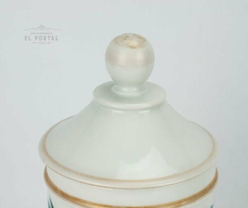 Conservera de botica de porcelana francesa "ALOE-SUCCOT" | 1