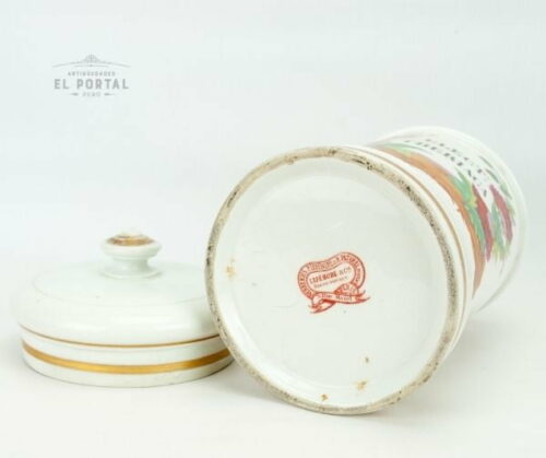 Conservera de botica de porcelana "ELECT:THERIACA" | 1