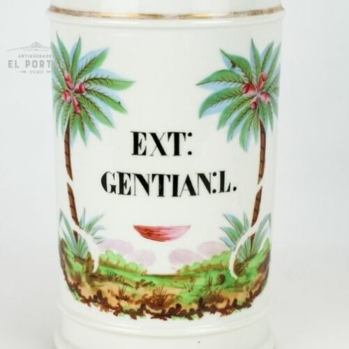 Conservera de botica de porcelana "EXT:GENTIAN:L" | 1