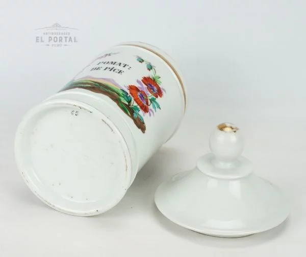 Conservera de Botica de porcelana POMAT DE PICE - Image 3