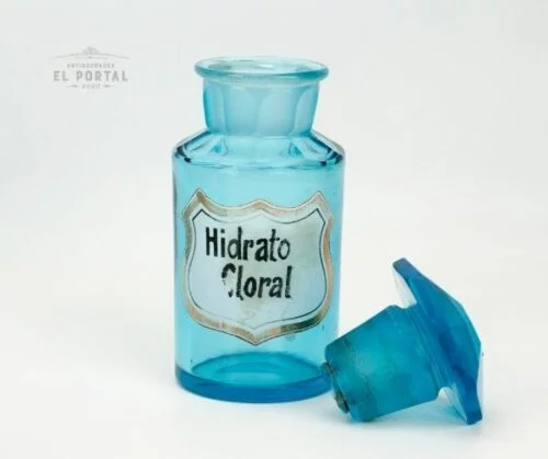 Frasco de botica "HIDRATO CLORAL" - Image 2