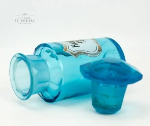 Frasco de botica de vidrio