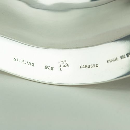 Camusso fuente redonda de plata 925 modelo Chippendale | 4