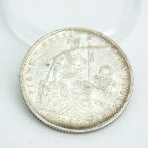 1913-5 decimos de sol moneda de plata | 1