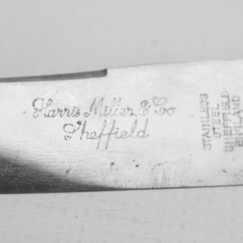 Cuchillo Sheffield England mango de plata 925 | 3