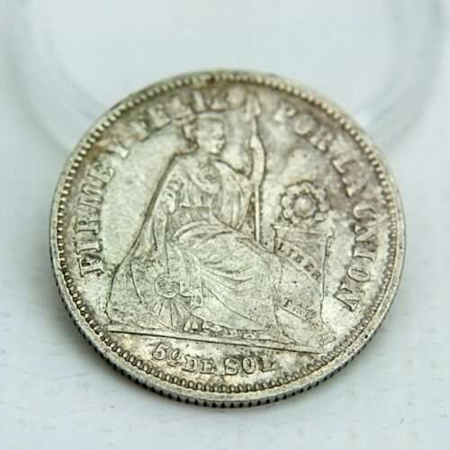Moneda 1/5 de Sol Peru 1866 | 1