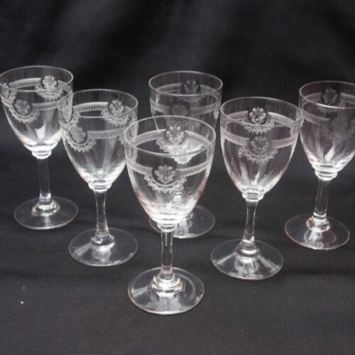 6 copas de cristal San Luis modelo Manon 12 cm alto | 1