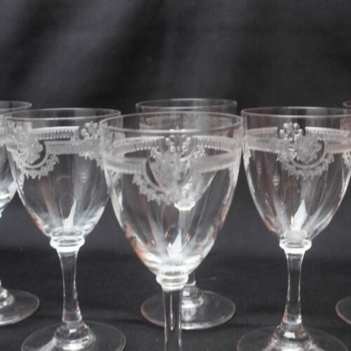 6 copas de cristal San Luis modelo Manon 12 cm alto | 2