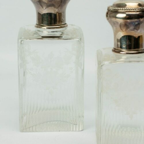 Perfumeros de cristal y plata francesa | 7